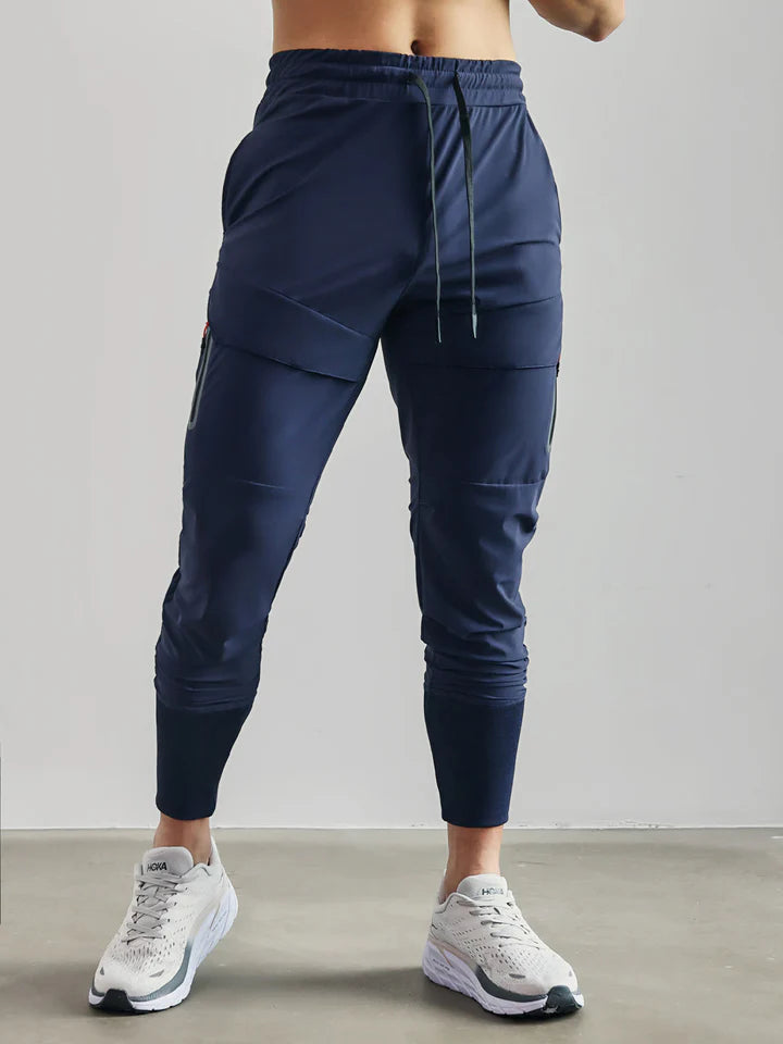 Pantalon de survêtement pour hommes avec poches zippées