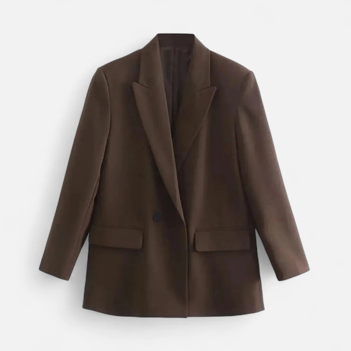 Blazer femme vintage à double boutonnage