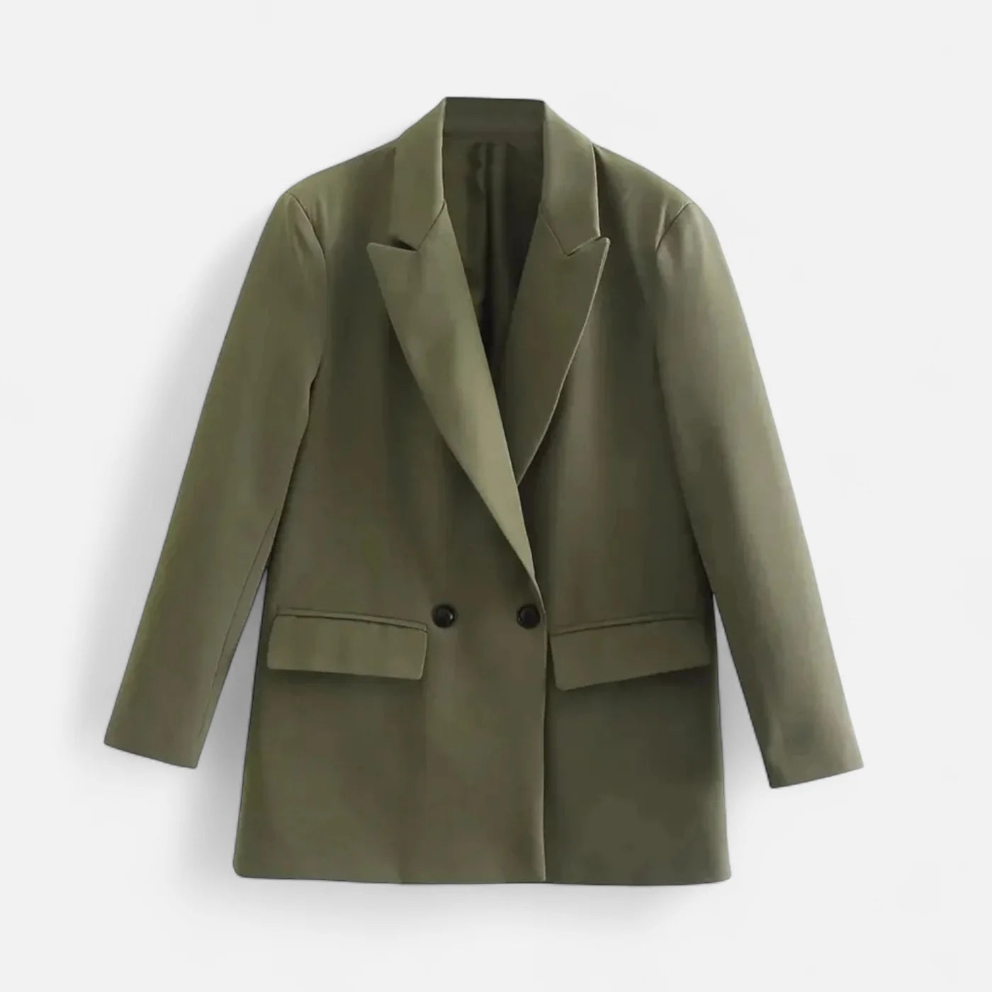 Blazer femme vintage à double boutonnage