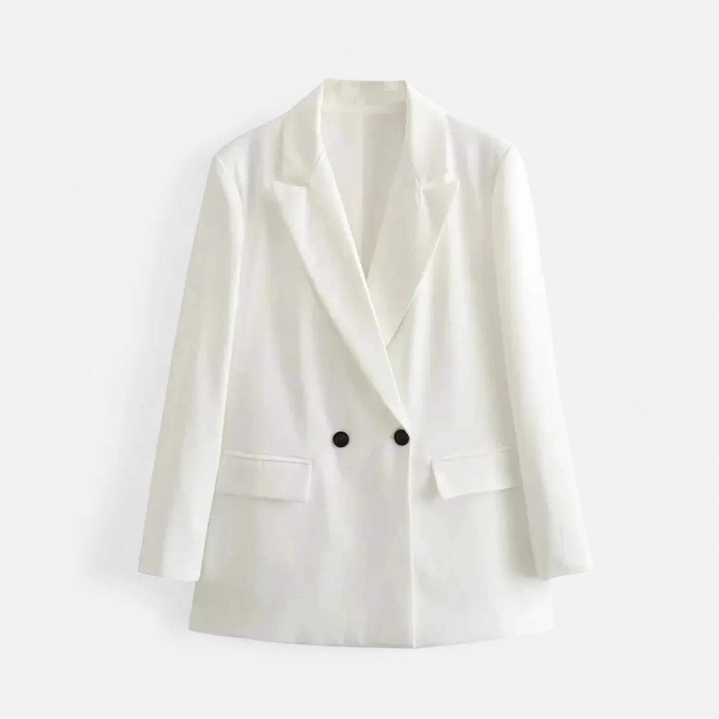 Blazer femme vintage à double boutonnage