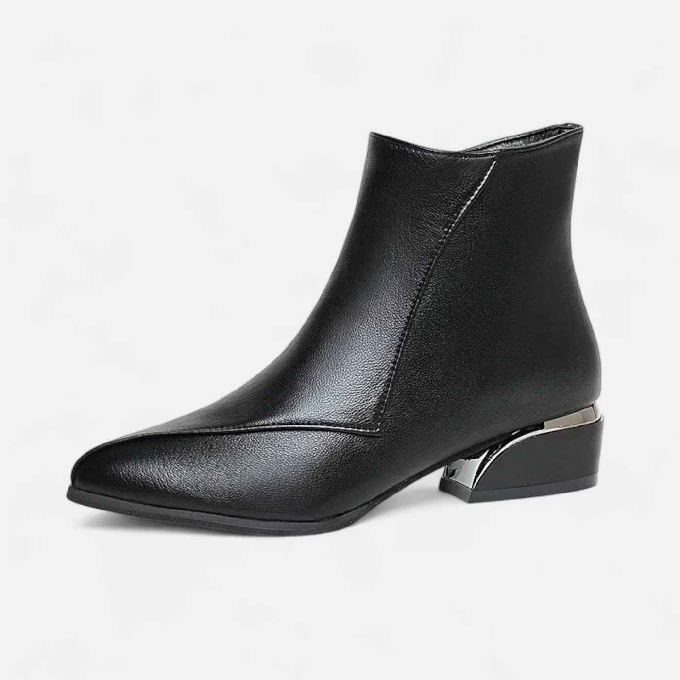 Bottines femme à talon bas élégantes