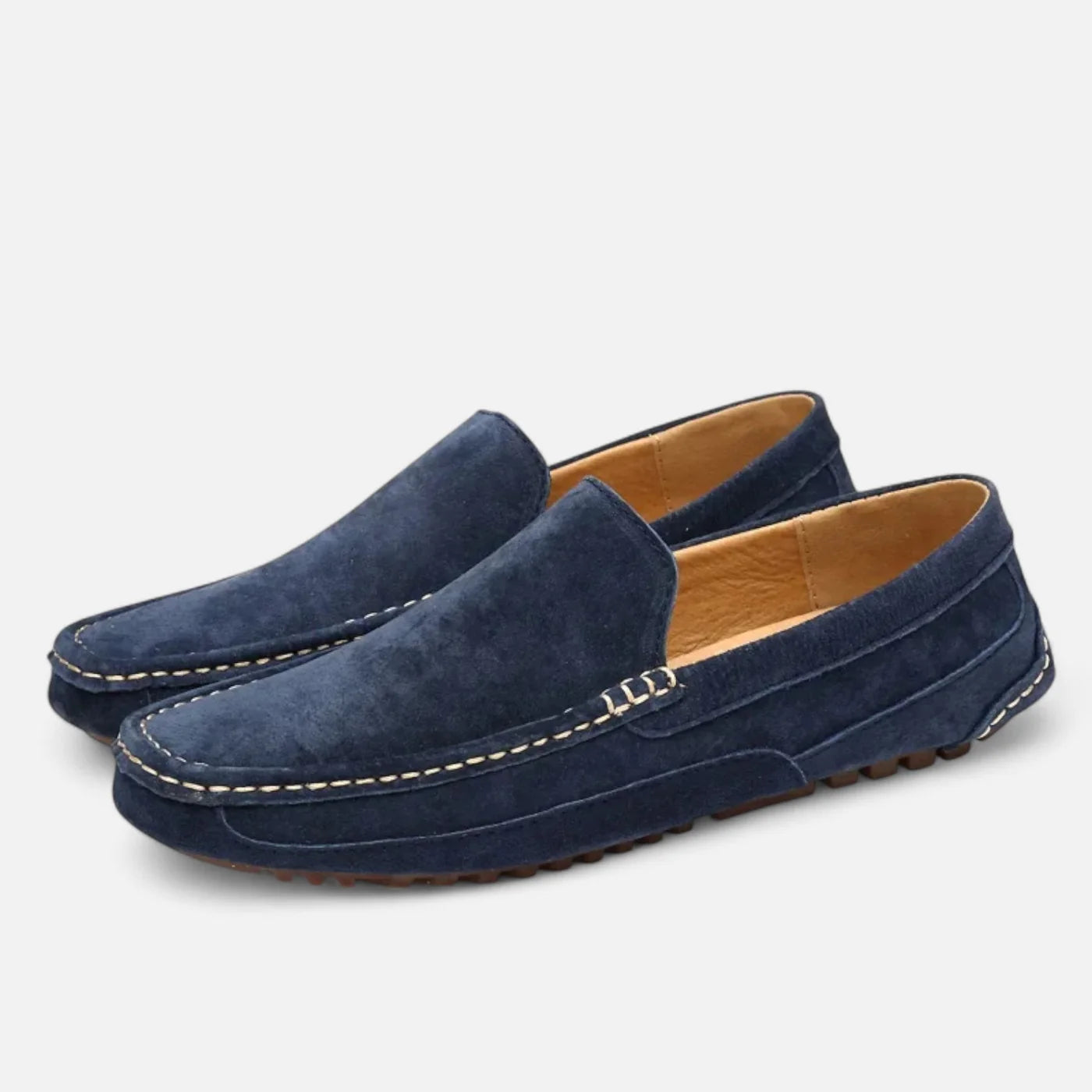 Mocassins en daim pour homme au toucher doux et au savoir-faire intemporel