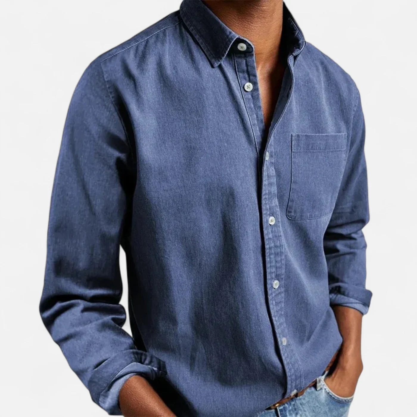 Chemise homme classique à manches longues