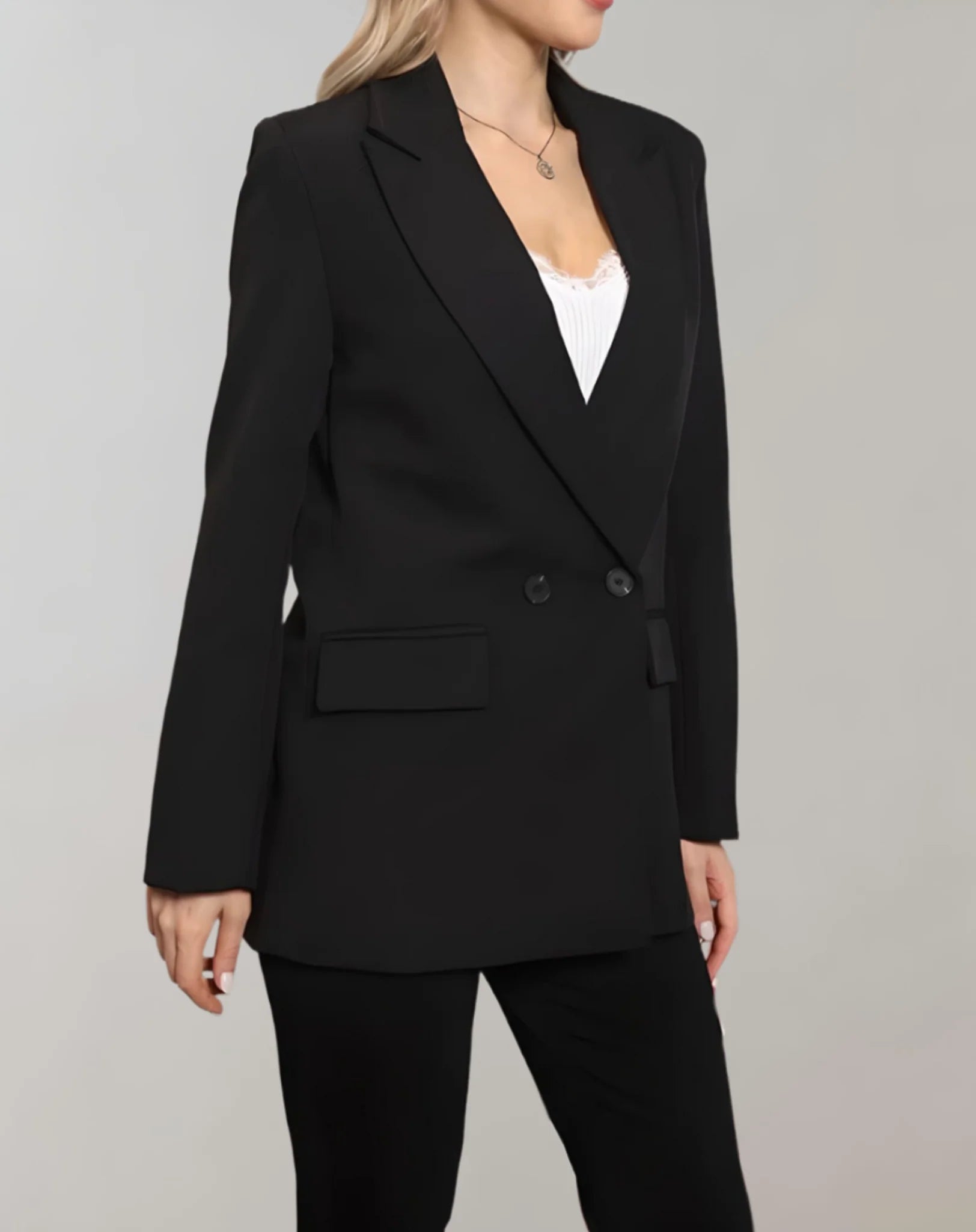 Blazer élégant avec boutons pour femmes