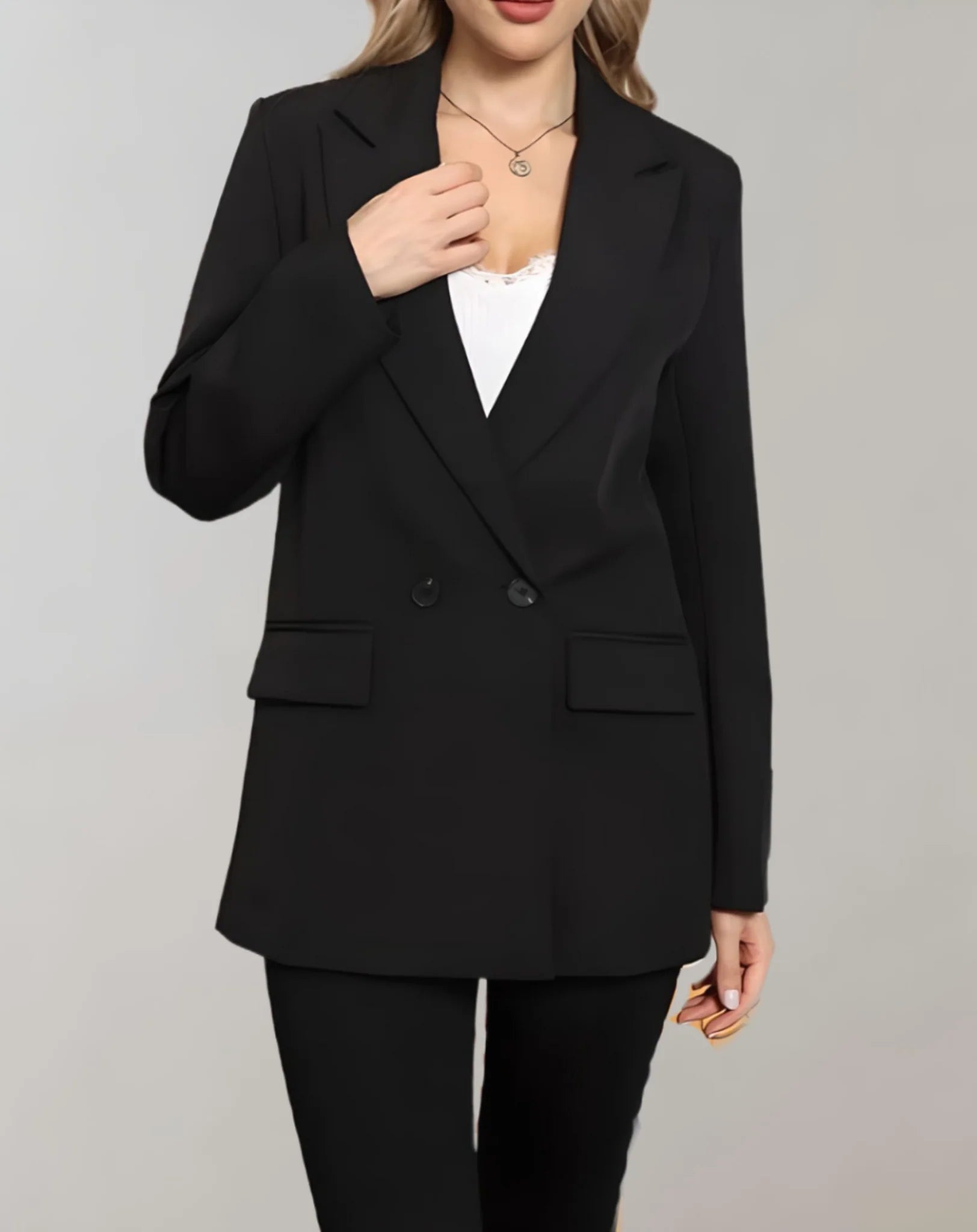 Blazer élégant avec boutons pour femmes