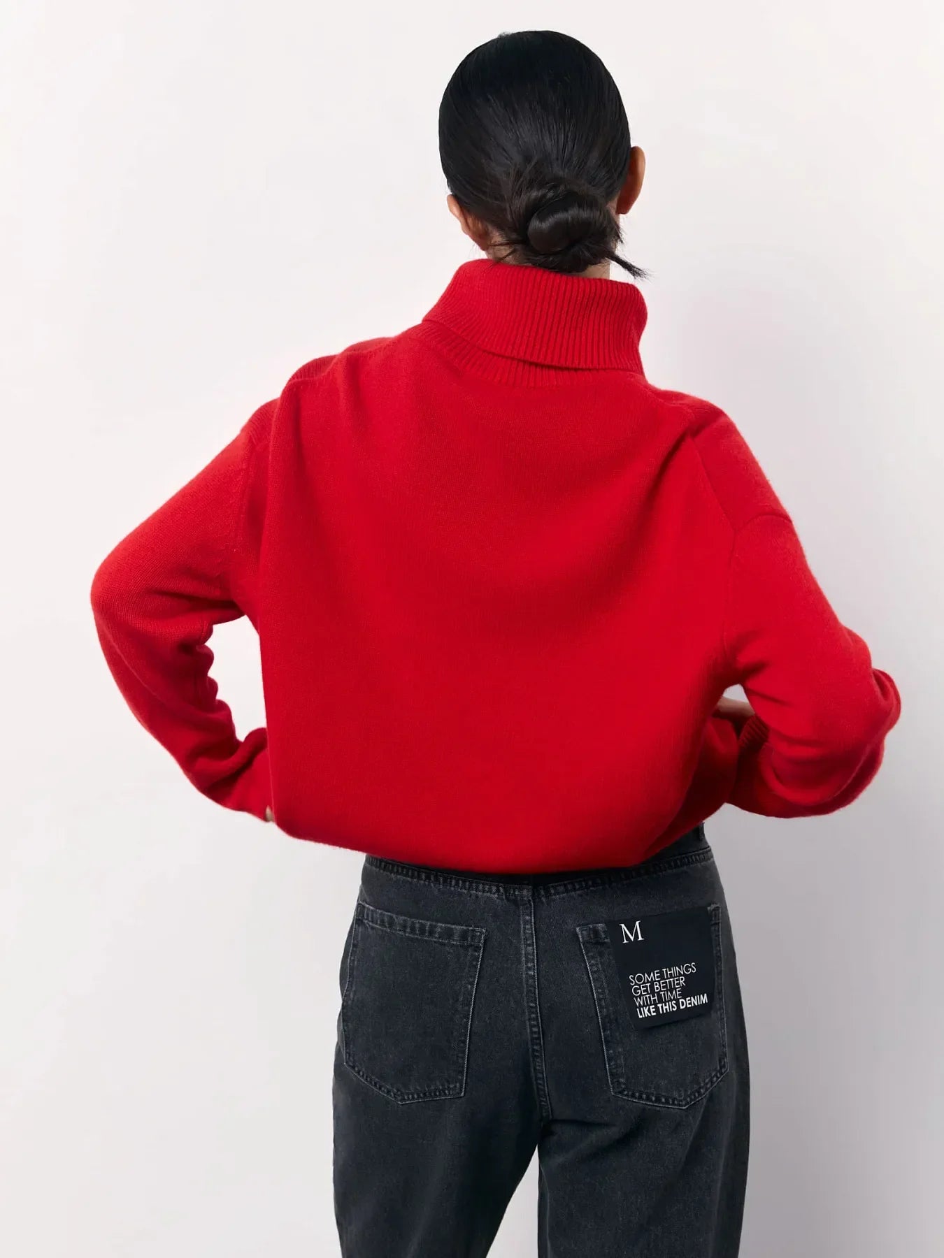 Pull douillet à col montant pour femmes