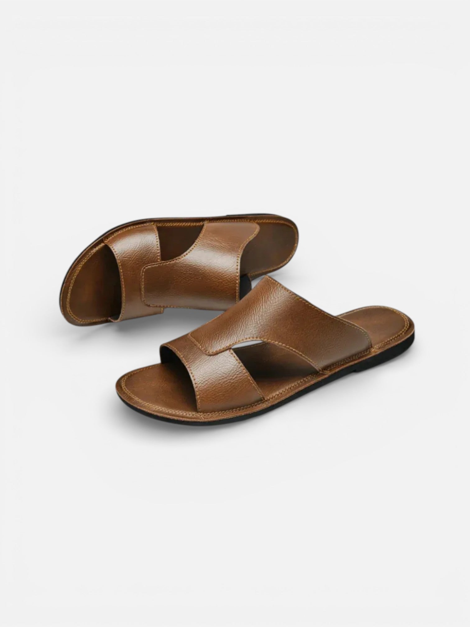 Mules Homme Détente Élégance Quotidienne