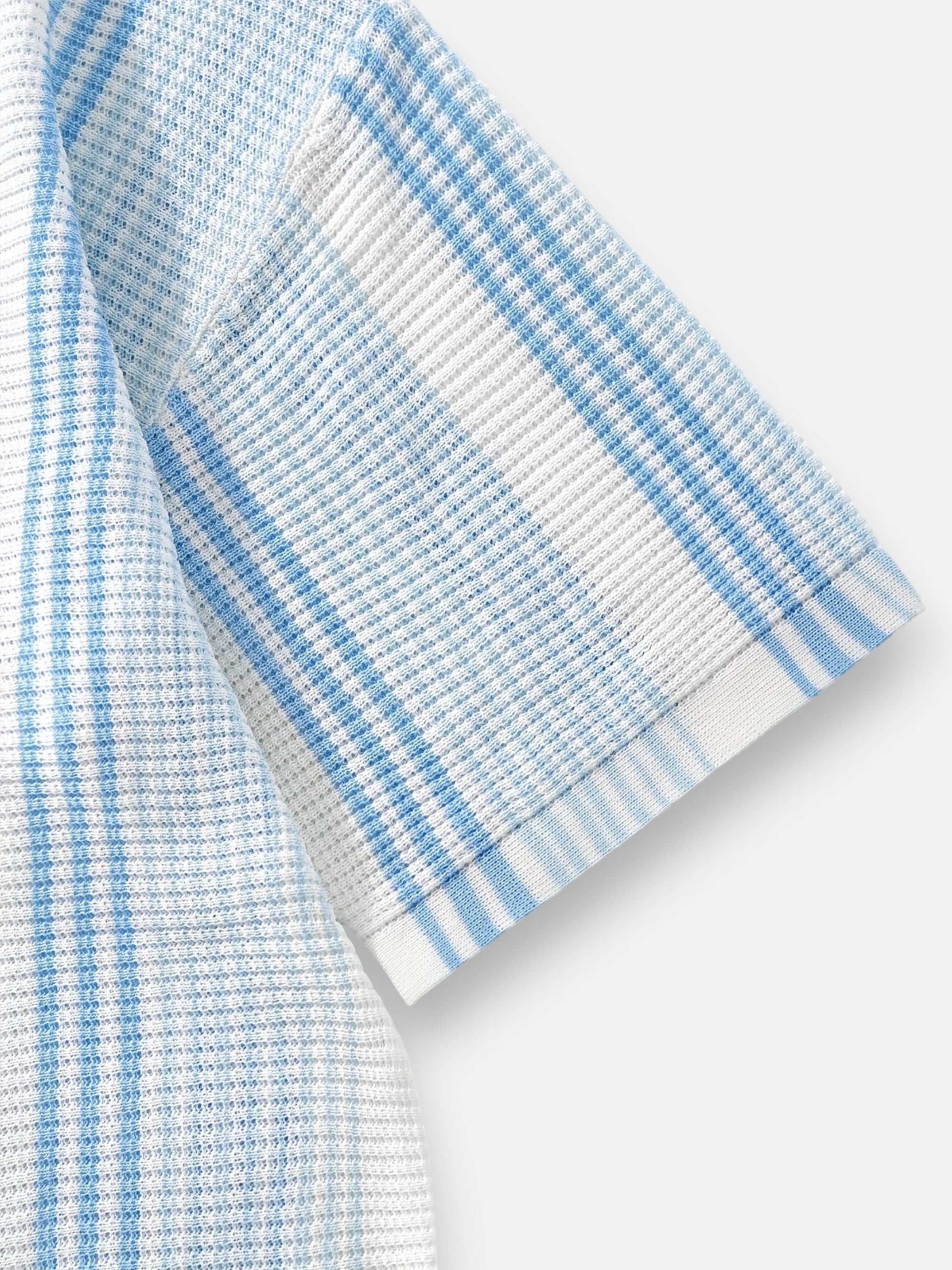 Chemise manches courtes rayée pour homme – Style casual été