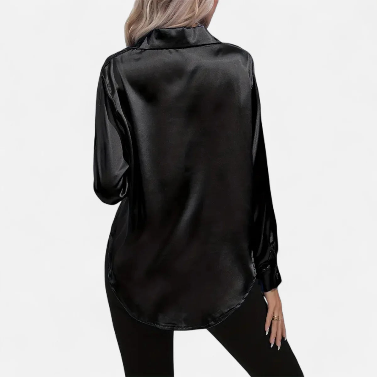 Blouse satinée pour femme – Style élégant