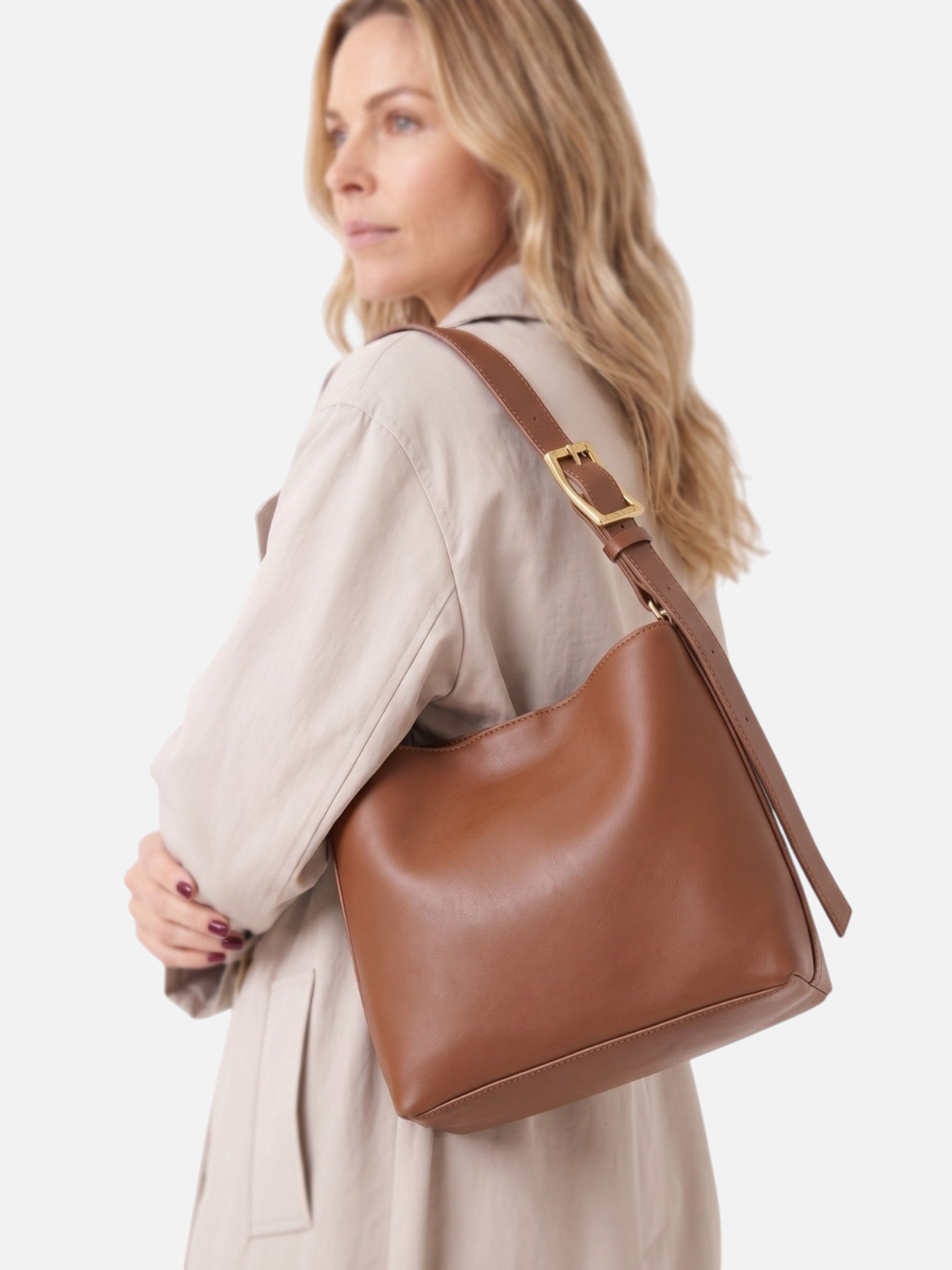 Sac Hobo Femme Bandoulière Réglable en Cuir