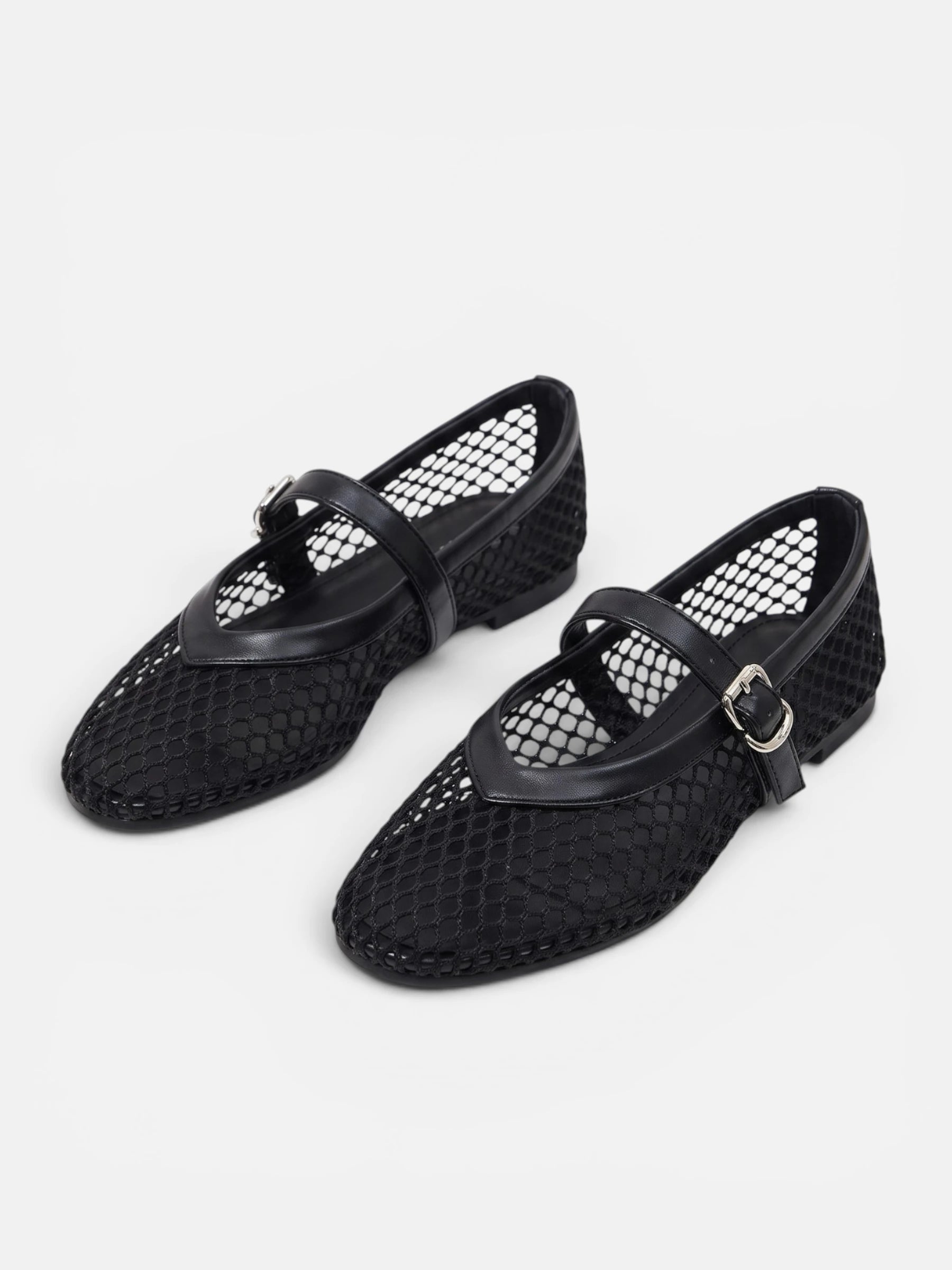 Ballerines Femme Mary Jane en Résille