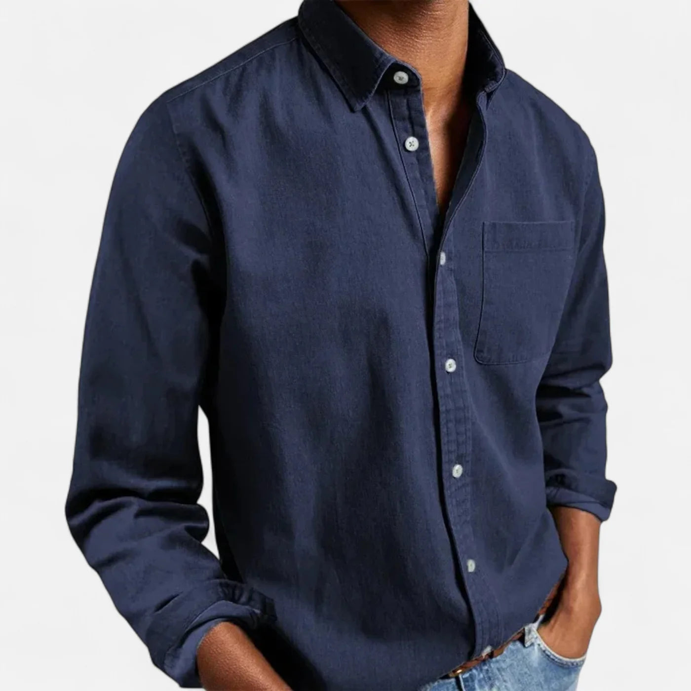 Chemise homme classique à manches longues