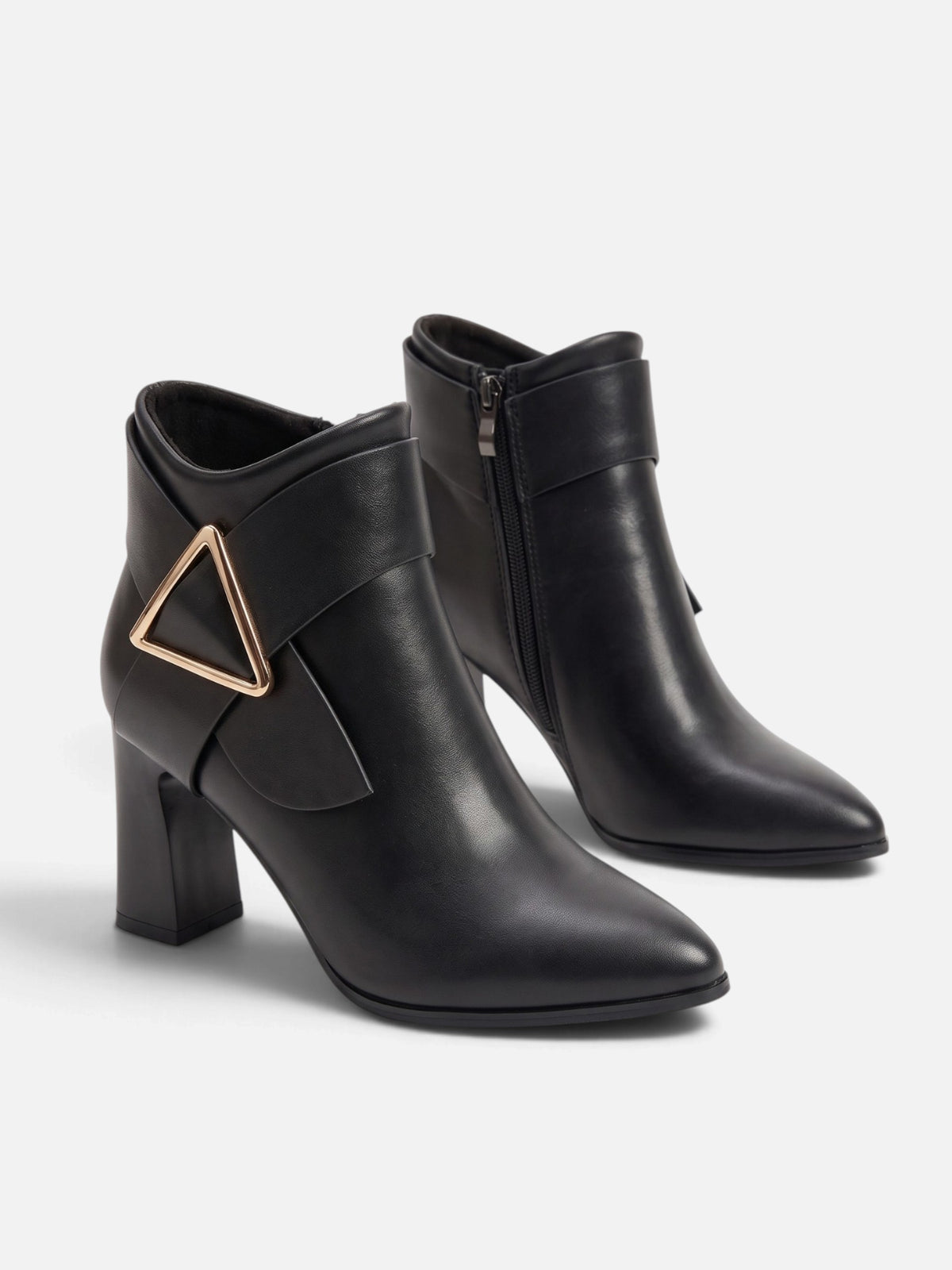 Bottines Femme Talon Carré Boucle
