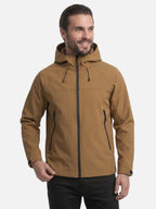 Veste Homme à Capuche Softshell Zippée