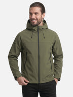Veste Homme à Capuche Softshell Zippée
