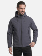 Veste Homme à Capuche Softshell Zippée
