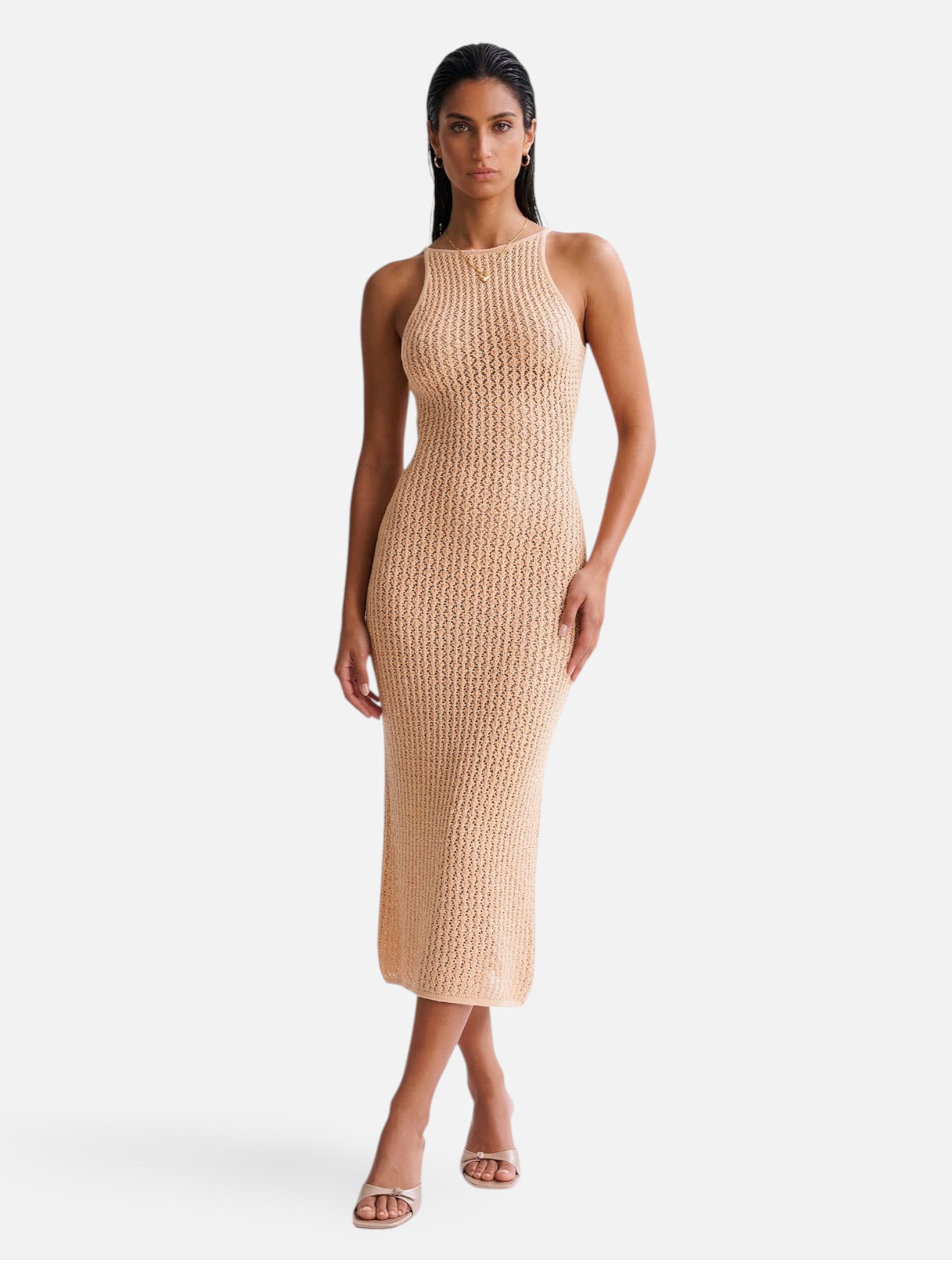 Robe de plage en crochet pour femme – cover-up de maillot de bain