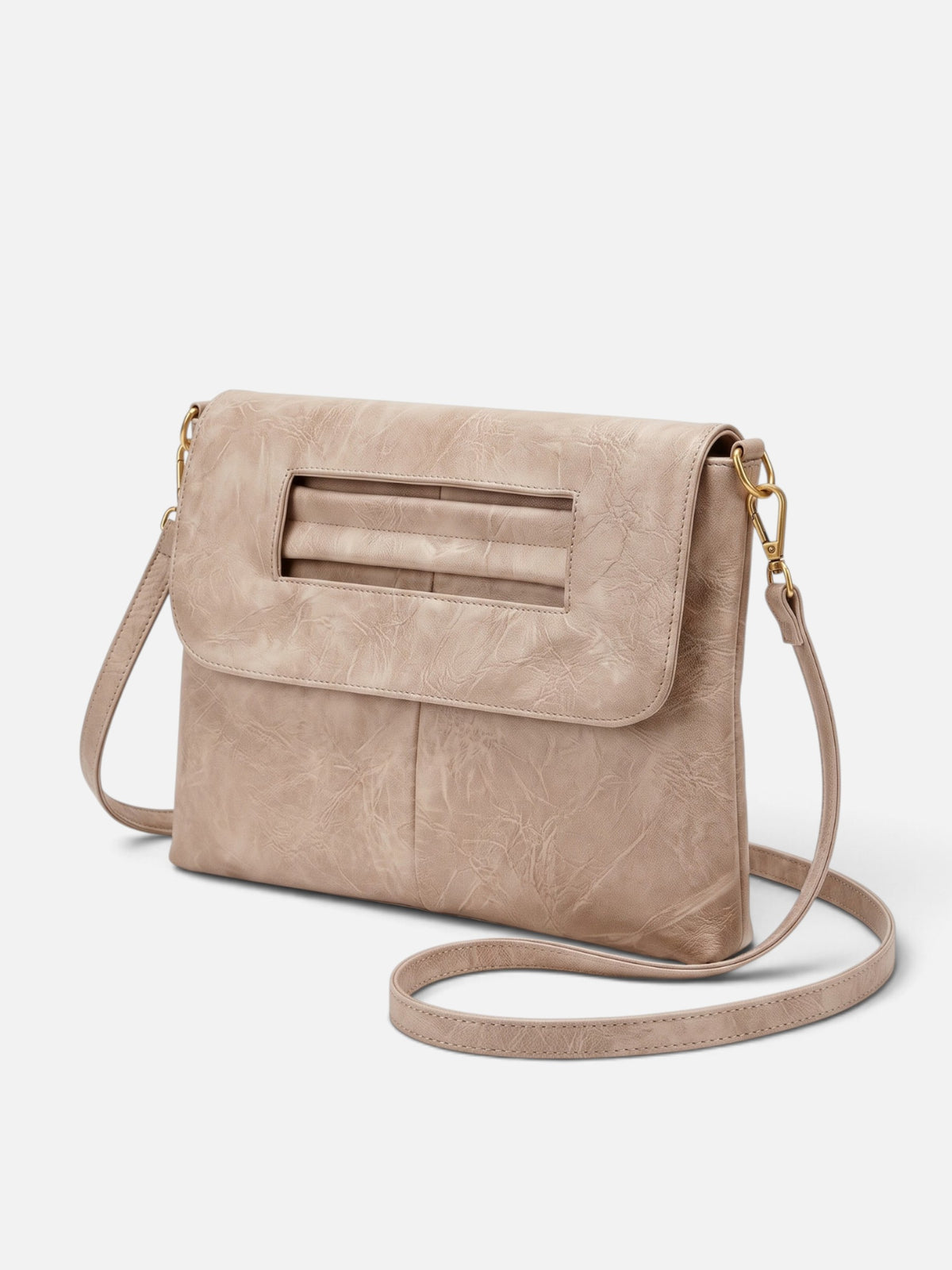 Sac Bandoulière Femme Simili Cuir Poignée Découpée
