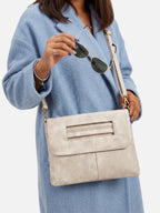 Sac Bandoulière Femme Simili Cuir Poignée Découpée
