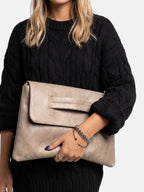 Sac Bandoulière Femme Simili Cuir Poignée Découpée