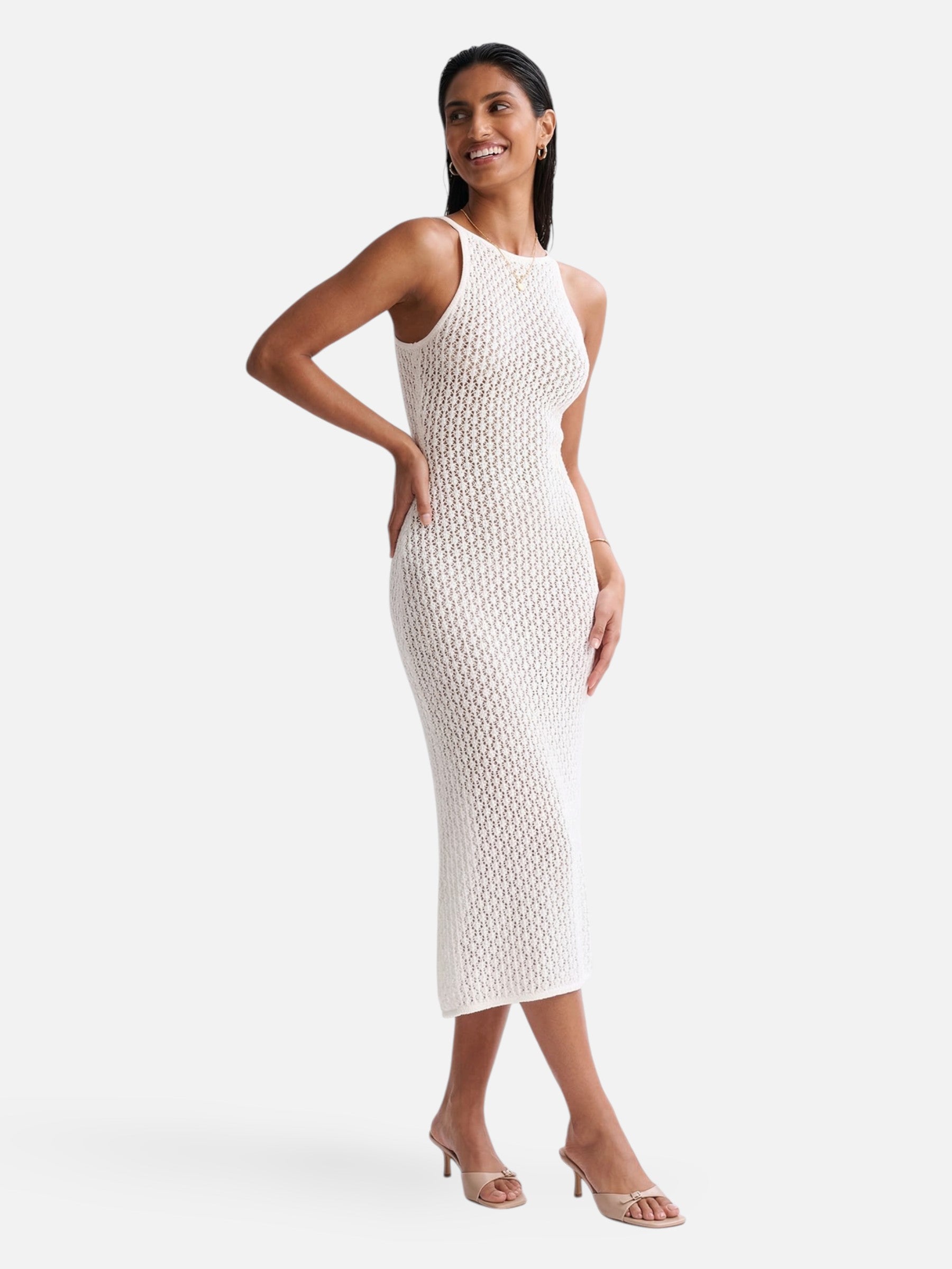 Robe de plage en crochet pour femme – cover-up de maillot de bain
