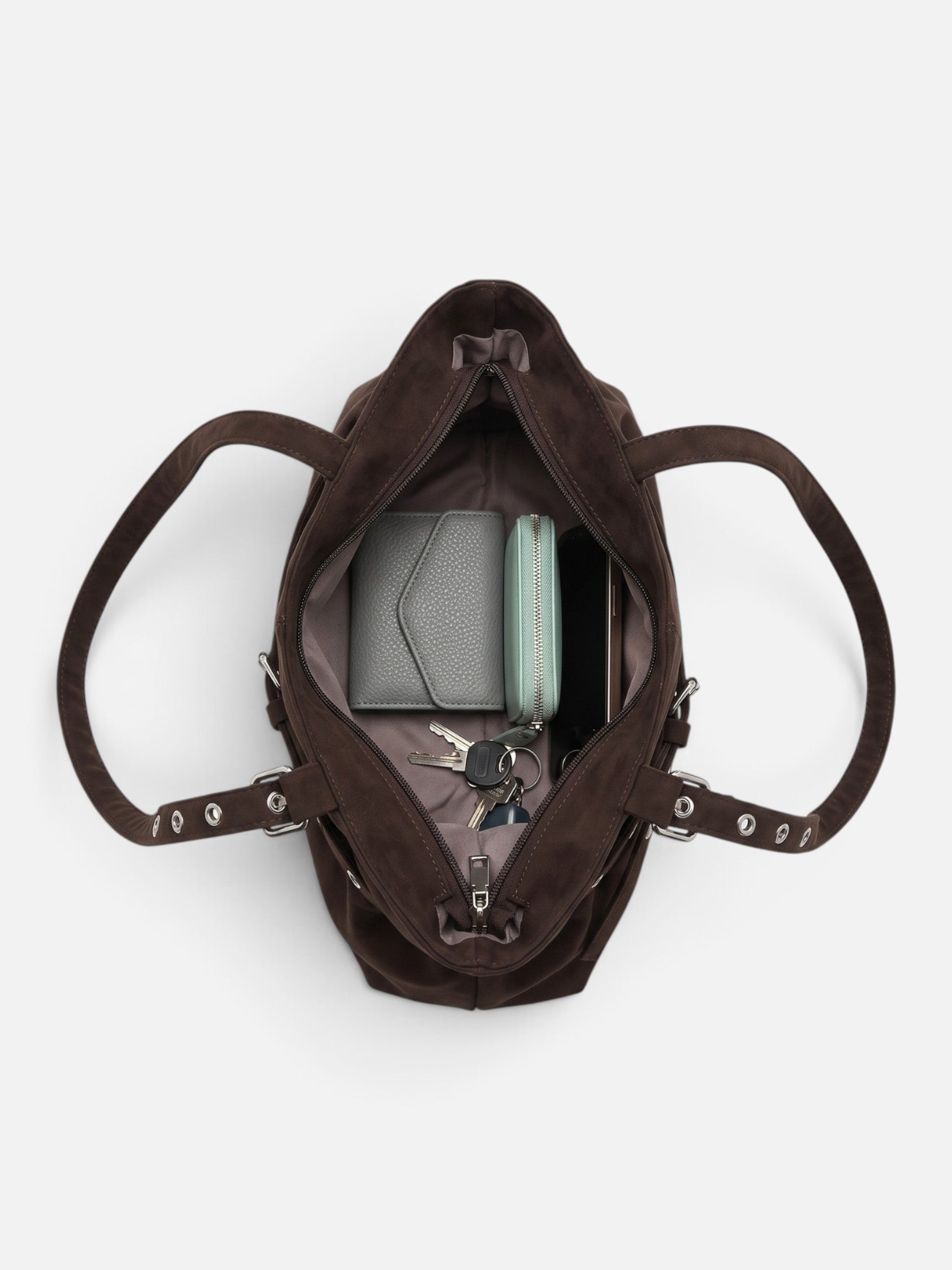 Sac Cabas Femme en Cuir à Ceinture
