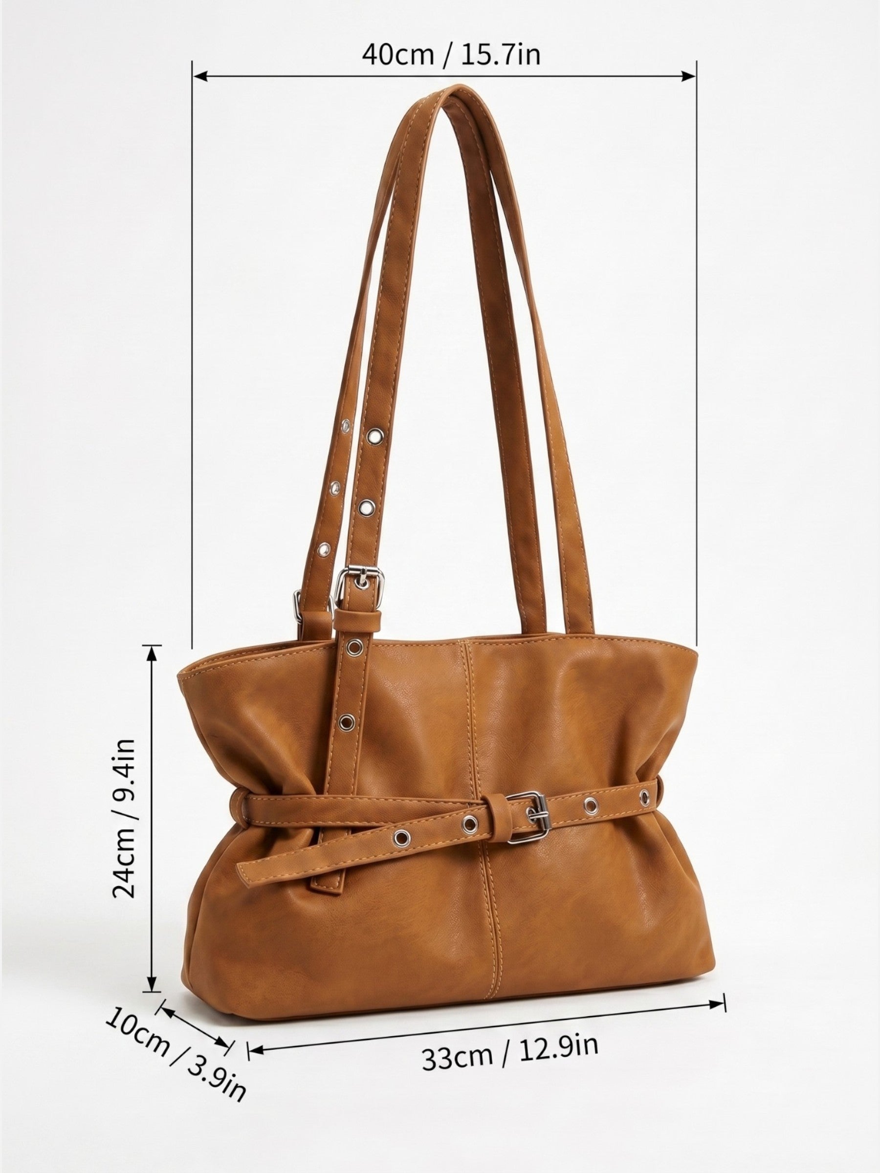Sac Cabas Femme en Cuir à Ceinture