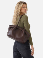 Sac Cabas Femme en Cuir Tressé