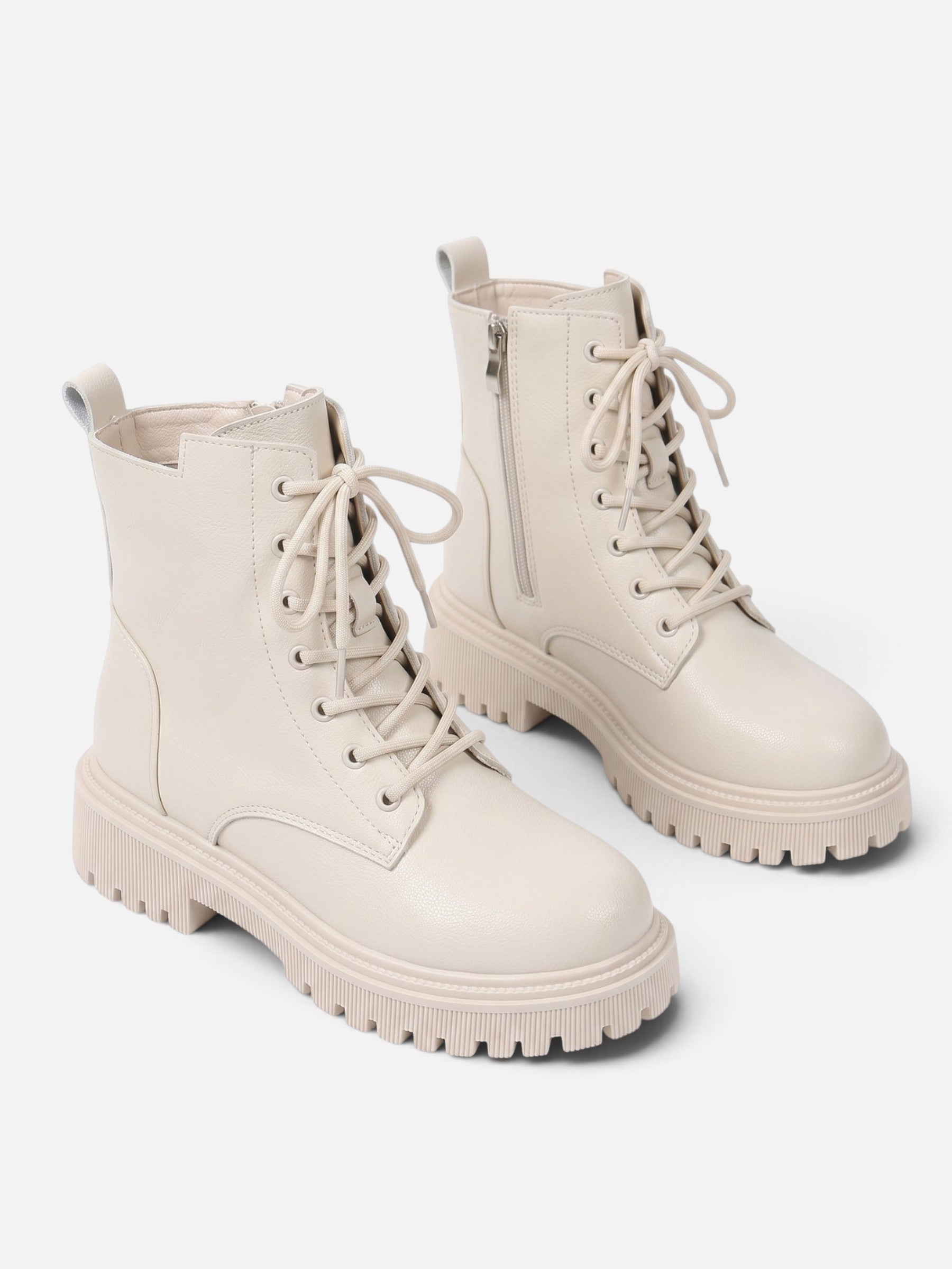 Bottines Femme Lacées Semelle Épaisse