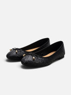 Ballerines Femme Tressées à Noeud