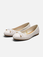 Ballerines Femme Tressées à Noeud