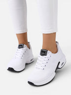 Women's Mesh Air Cushioned Chunky Sole Trainers