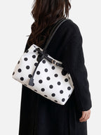 Sac Cabas Femme À Pois Ceinturé