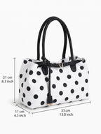Sac Cabas Femme À Pois Ceinturé