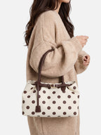 Sac Cabas Femme À Pois Ceinturé