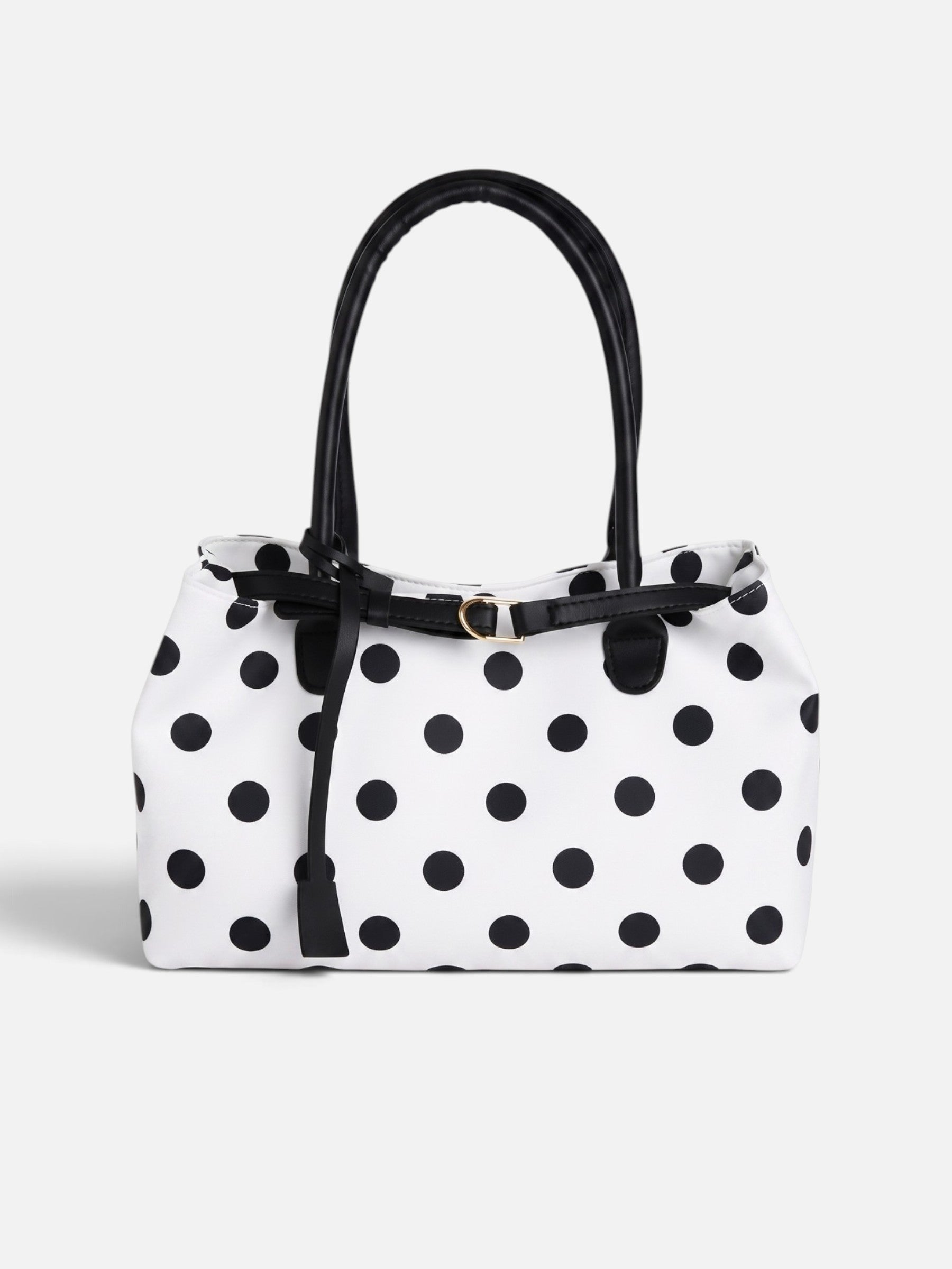 Sac Cabas Femme À Pois Ceinturé