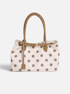Sac Cabas Femme À Pois Ceinturé
