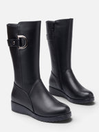 Bottes Femme Fourrées à Boucle