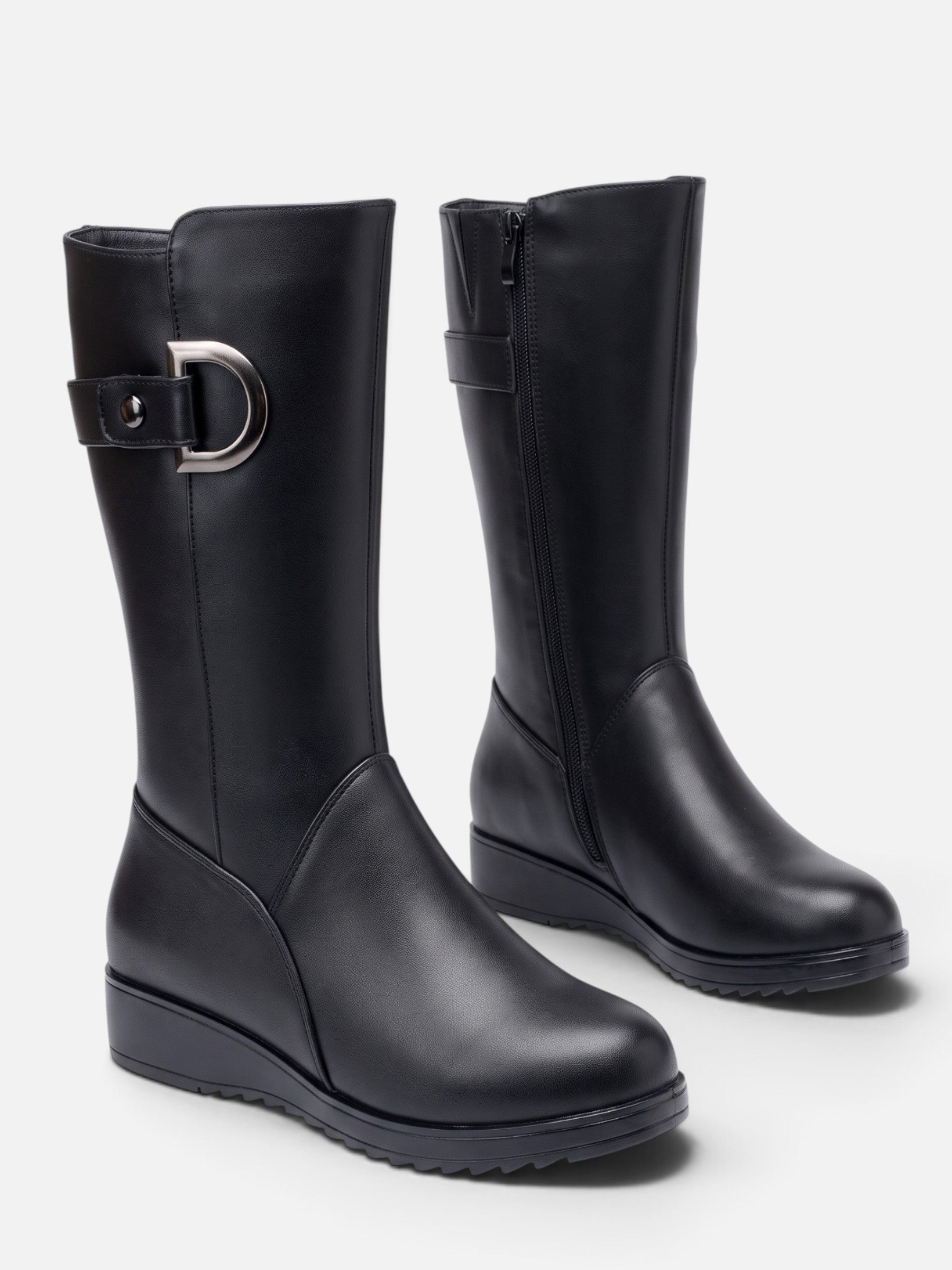 Bottes Femme Fourrées à Boucle