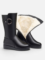 Bottes Femme Fourrées à Boucle