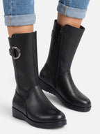 Bottes Femme Fourrées à Boucle