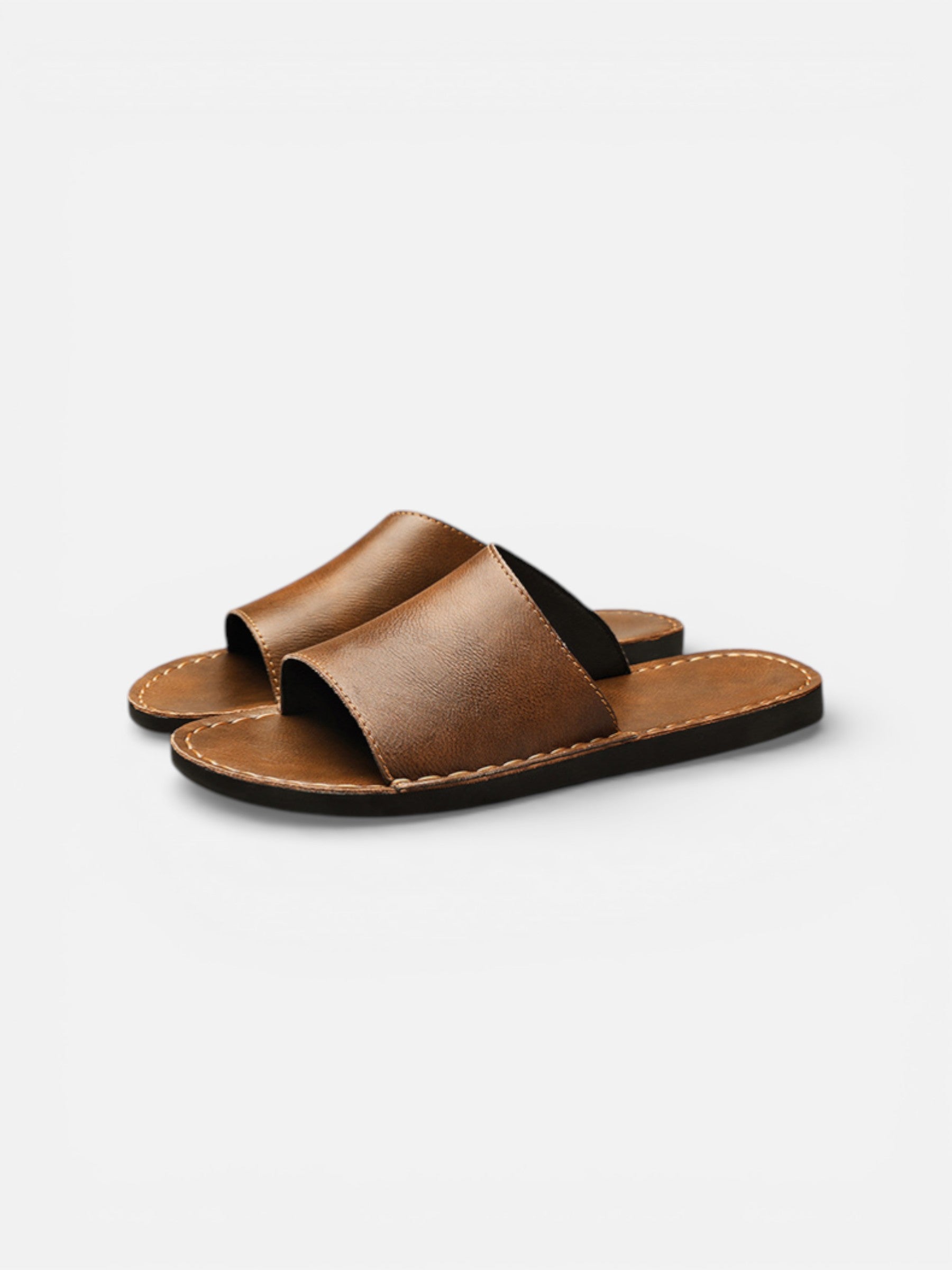 Sandales homme en cuir minimalistes et confortables pour été