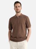 Pánské polo s jemným úpletem a zipem – elegantní a moderní styl