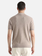 Polo homme maille fine à zip – style élégant et moderne