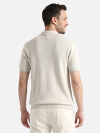 Polo homme maille fine à zip – style élégant et moderne