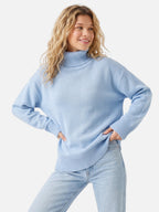 Pull Femme Col Roulé Oversize