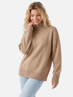 Pull Femme Col Roulé Oversize
