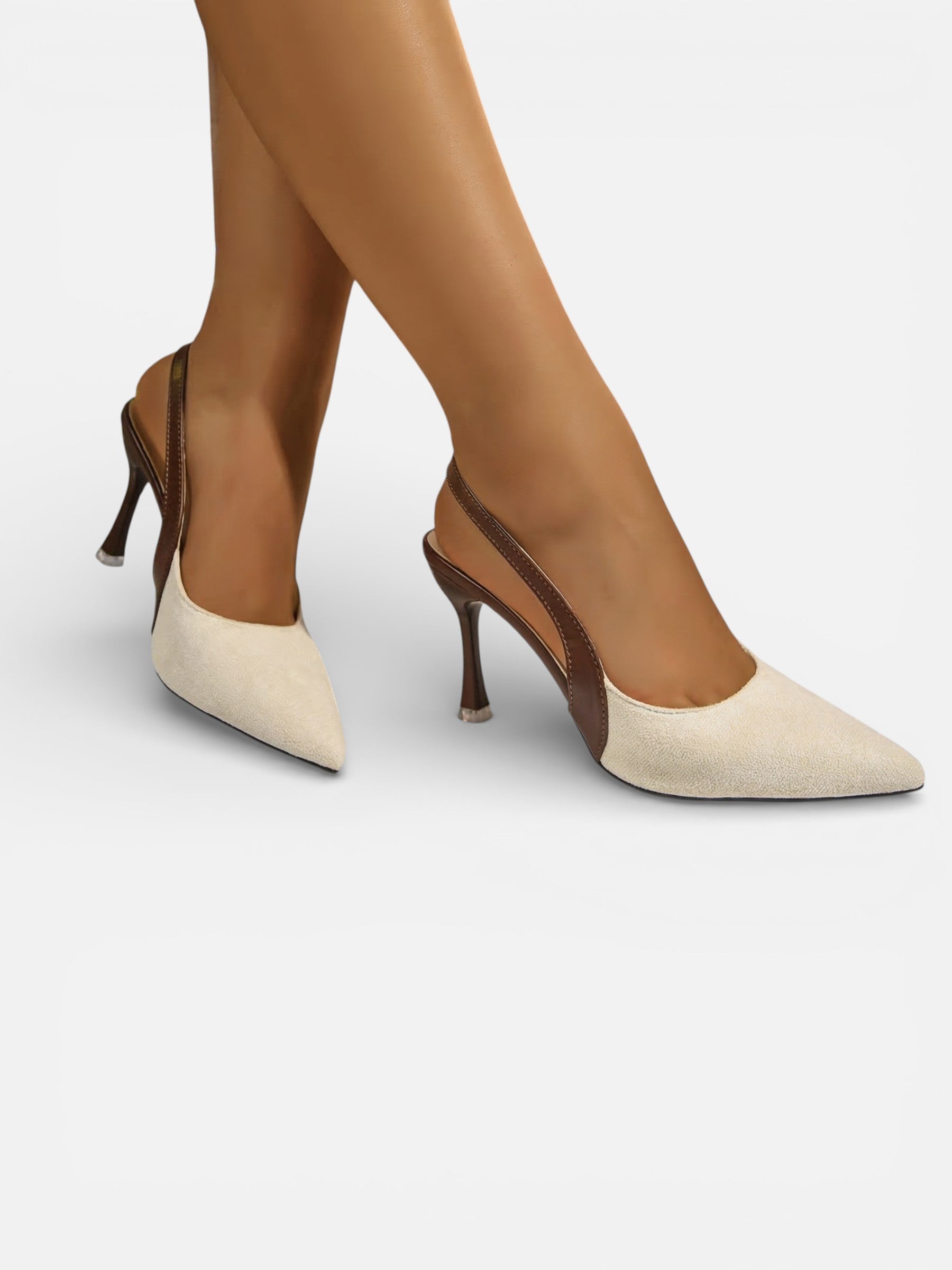 Escarpins slingback à talon pointu élégants pour femme
