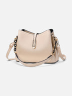 Sac Hobo Femme en Cuir Vegan à Bandoulière Chaîne