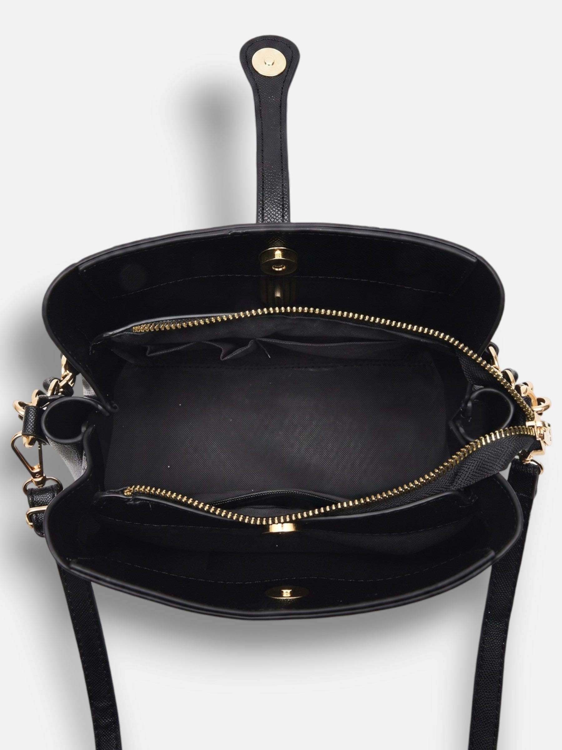 Sac Hobo Femme en Cuir Vegan à Bandoulière Chaîne